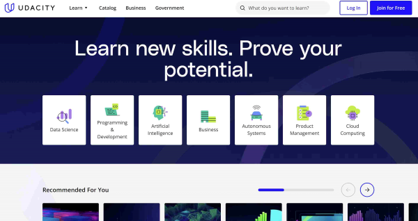 Udacity Learning Platform