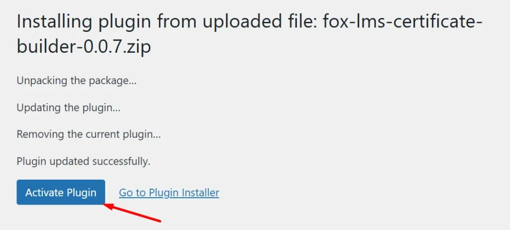 Activate FoxLMS Plugin