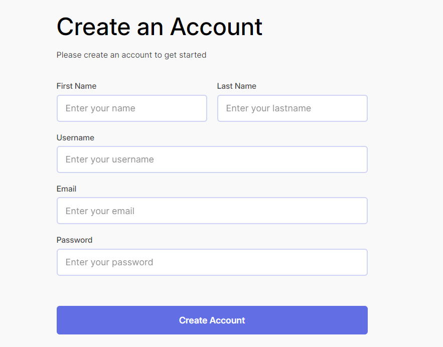 Create Instructor Account