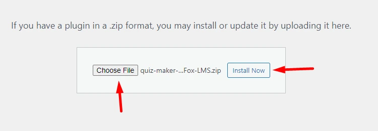 Install WordPress Quiz Plugin
