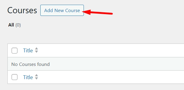 Add New LMS Course