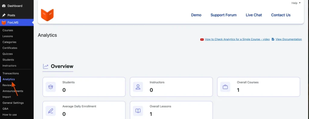 Track Student Progress and Analytics