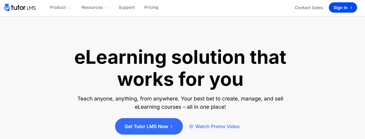 Tutor LMS banner